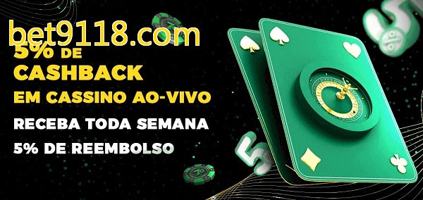 Promoções do cassino ao Vivo bet9118.com